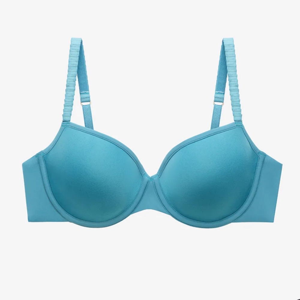 ThirdLove 24/7 Classic T-Shirt Bra Blue 34 A 1/2